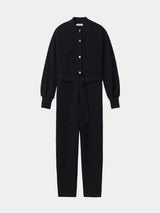 Boucle Knit Jumpsuit (WK23S-LOP04)