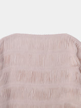 EMBROIDERY COTTON FRINGE PULLOVER (WK23S-LPO03)