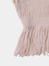 EMBROIDERY COTTON FRINGE PULLOVER (WK23S-LPO03)