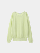 Double Sheer Crew Neck Knit (WK23S-LPO04)  / Yellow