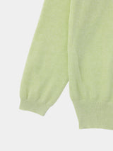 Double Sheer Crew Neck Knit (WK23S-LPO04)  / Yellow