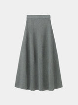 Pattern Flare Knit Skirt (WK23S-LSK02)