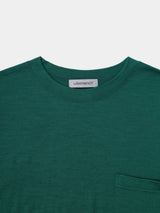 Merino Wool S/S Pocket Tee (WK23S-MCS01) / Green