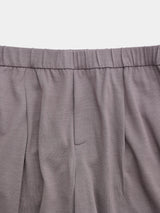 Merino Wool Tapered Pants (WK23S-MCS04) / Greige