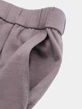 Merino Wool Tapered Pants (WK23S-MCS04) / Greige