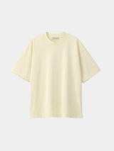 SANFOKIN COTTON CREW NECK TEE (WK23S-MCS05) / YELLOW