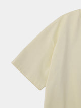 SANFOKIN COTTON CREW NECK TEE (WK23S-MCS05) / YELLOW