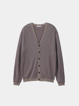 Merino Wool L/S Cardigan (WK23S-MCS07) / Greige