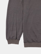 Merino Wool L/S Cardigan (WK23S-MCS07) / Greige
