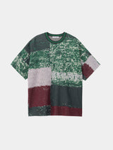 KNIT ART CREW NECK TEE (WK23S-MPO04) / Green