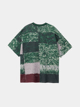 KNIT ART CREW NECK TEE (WK23S-MPO04) / Green
