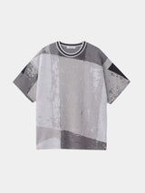 KNIT ART CREW NECK TEE (WK23S-MPO04) / Gray