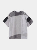 KNIT ART CREW NECK TEE (WK23S-MPO04) / Gray