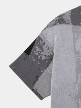 KNIT ART CREW NECK TEE (WK23S-MPO04) / Gray