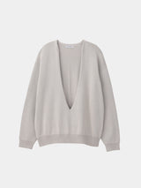 Gima Cotton Deep V-Neck Knit (WK23S-MPO06)