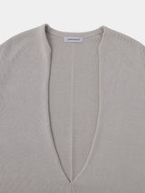 Gima Cotton Deep V-Neck Knit (WK23S-MPO06)