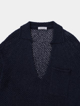 Loop Yarn Mesh Knit Shirt (WK23S-USH01)