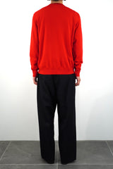 High-gauge Plain St Vneck CD (WK324-MCD02-15) / Red