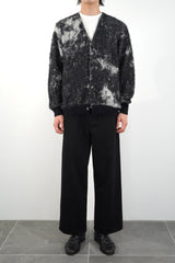 Middle-gauge Brushed JQ Vneck CD (WK324-MCD05-09) / Black