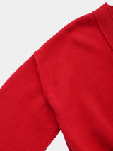 WOOL NYLON KNIT SHORT CARDIGAN (WK326-LCD02) / RED