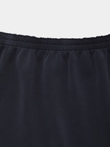 FIBRIL CARDBOARD KNIT L/S EASY SKIRT (WK326-LCS05) / BLACK