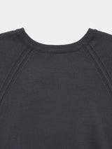 JOSETTE HIGHGAUGE-KNIT L/S HENRY-NECK PO (WK326-LPO01) / CHARCOAL
