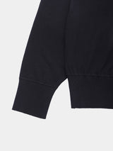 JOSETTE HIGHGAUGE-KNIT L/S HENRY-NECK PO (WK326-LPO01) / BLACK