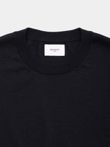 WOOL HIGH-GAUGE KNIT L/S CREW-NECK PO (WK326-LPO04) / BLACK