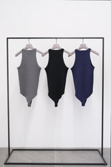 American-Sleeve Body-Suit (CZ126-LPO53) / Black