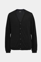 V-NECK CARDIGAN (WJ501-MCS12-09) / BLACK