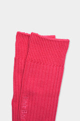 TKB WOOL RIB SOCKS (TKB501-S001) / PINK
