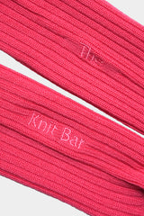 TKB WOOL RIB SOCKS (TKB501-S001) / PINK