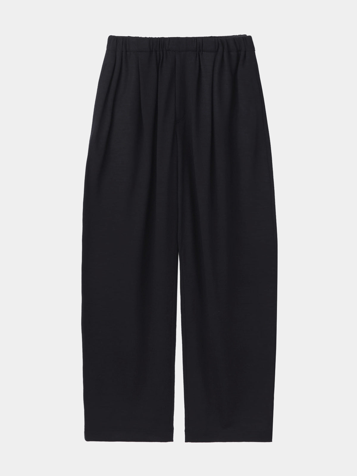 2TUCK WIDE PANTS (WJ501-MCS27) / BLACK