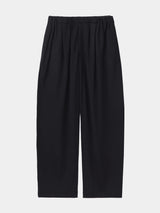 2TUCK WIDE PANTS (WJ501-MCS27) / BLACK