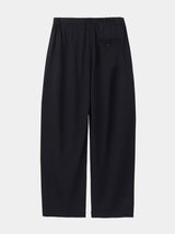 2TUCK WIDE PANTS (WJ501-MCS27) / BLACK