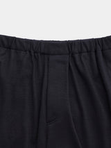2TUCK WIDE PANTS (WJ501-MCS27) / BLACK
