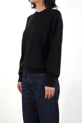 12GG CREW NECK PULLOVER (UM302-UPO12) / BLACK