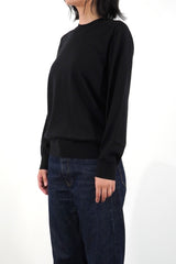 16GG CREW NECK PULLOVER (UM302-UPO16) / BLACK