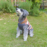 【DOG ACCESSORIES】 MULTI BORDER HOODIE