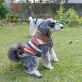 【DOG ACCESSORIES】 MULTI BORDER HOODIE