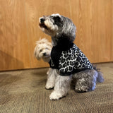 【DOG ACCESSORIES】 LEOPARD-PATTERN KNIT