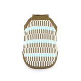 【DOG ACCESSORIES】 FRAIS CHECK SLEEVE KNIT