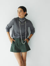 FINEST CASHMERE TURTLENECK PULLOVER (CZ324-LPO07)  / IVORY