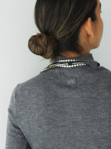 FINEST CASHMERE TURTLENECK PULLOVER (CZ324-LPO07)  / IVORY