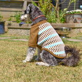 【DOG ACCESSORIES】 FRAIS CHECK SLEEVE KNIT