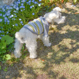 【DOG ACCESSORIES】 FRAIS CHECK SLEEVE KNIT